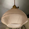 Industrial Prismatic Holophane Glass Factory Pendant Lights