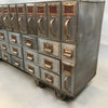 Industrial Brushed Steel File Storage Console
