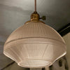 Industrial Prismatic Holophane Glass Factory Pendant Lights
