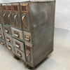 Industrial Brushed Steel File Storage Console