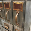Industrial Brushed Steel File Storage Console
