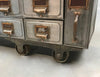 Industrial Brushed Steel File Storage Console