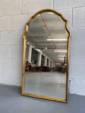 Hollywood Regency Moroccan Gilt Wood Frame Wall Mirror