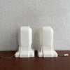 Art Deco Milk Glass And Porcelain Wall Sconce Light