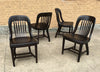 Ebonized Bank Of England  Side Chairs