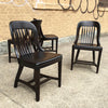Ebonized Bank Of England  Side Chairs