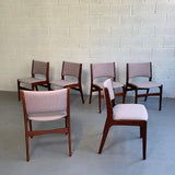 Danish Modern Teak Dining Chair Set By Henning Kjaernulf
