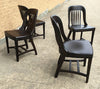 Ebonized Bank Of England  Side Chairs