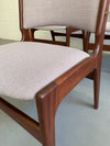 Danish Modern Teak Dining Chair Set By Henning Kjaernulf