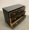 Hollywood Regency Black and Gold Dresser