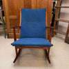 Danish Modern Teak Rocking Chair by Holgar Georg Jensen