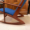Danish Modern Teak Rocking Chair by Holgar Georg Jensen