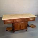 Early 20th Century Industrial Laboratory Workbench