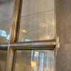 Tall Industrial Brushed Steel and Glass Doors