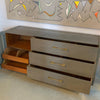 Mid-Century Modern Pickled Mahogany Dresser Credenza