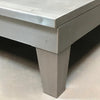 Low Industrial Brushed Steel Coffee Table By Steel Age