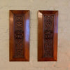Antique Carved Mahogany Panels