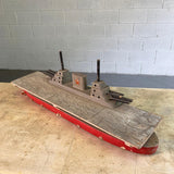 Midcentury Nautical Aircraft Carrier Toy