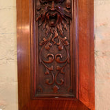 Antique Carved Mahogany Panels
