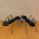Large Enameled Metal Ant Sculptures