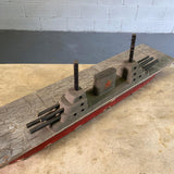 Midcentury Nautical Aircraft Carrier Toy