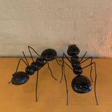 Large Enameled Metal Ant Sculptures