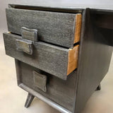 Ebonized Single Pedestal Desk