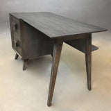 Ebonized Single Pedestal Desk
