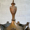 Early 20th Century Embossed Metal Moroccan Chandelier
