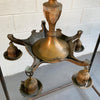 Early 20th Century Embossed Metal Moroccan Chandelier