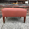 Tufted Leather Ottoman