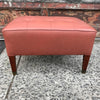 Tufted Leather Ottoman