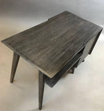 Ebonized Single Pedestal Desk