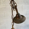 Early 20th Century Embossed Metal Moroccan Chandelier