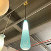 Scandinavian Modern Blue Teardrop Pendant Light
