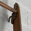 Industrial Rolling Oak Library Ladder by Putnam