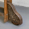 Industrial Rolling Oak Library Ladder by Putnam