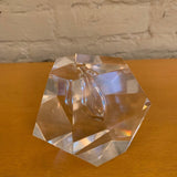 Faceted Crystal "Orchid" Bud Vase By Timo Sarpaneva For littala, Finland