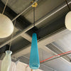 Scandinavian Modern Blue Teardrop Pendant Light