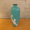 Turquoise Blue Enamel Vase