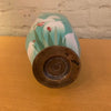 Turquoise Blue Enamel Vase
