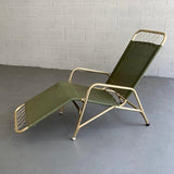 Art Deco Folding Aluminum Lounge Chair By The Troy Sunshade Company