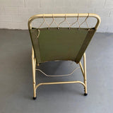 Art Deco Folding Aluminum Lounge Chair By The Troy Sunshade Company