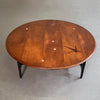 Mid Century Modern Round Inlay Walnut Coffee Table by Lane Alta Vista