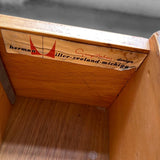 Mid Century Modern Walnut Dresser by George Nelson For Herman Miller