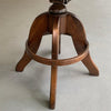 Industrial Maple Adjustable Swivel Drafting Stool