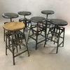 Industrial Spring Stools By Charles E. Miller for American Cabinet Co.