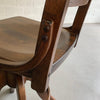 Industrial Maple Adjustable Swivel Drafting Stool