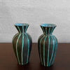 Pair of Italian Mid Century Modern Art Pottery Vases