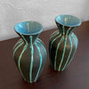 Pair of Italian Mid Century Modern Art Pottery Vases